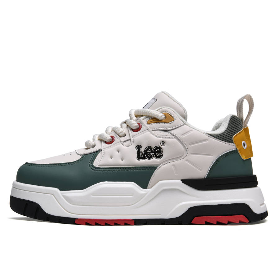 Lee Classic Trendy, Casual Versatile, Fashion Minimalist Style, Puffy Shoes Low top Skateboard Shoes Men's