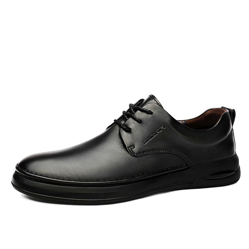 DILIKAN Cow Leather Casual Shoes Men's Black