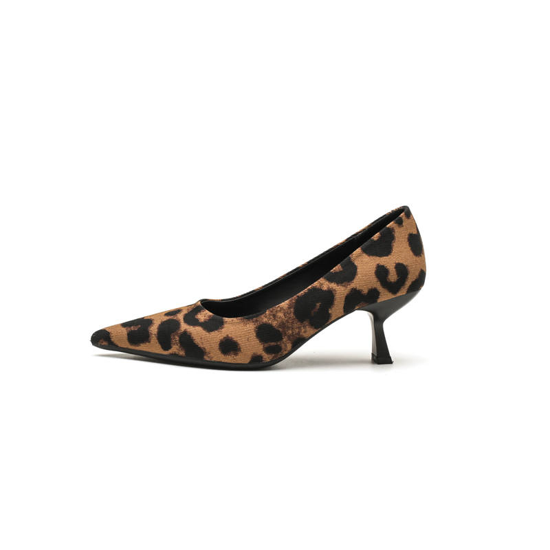 QITUMAUL High Heels Women's Leopard Print