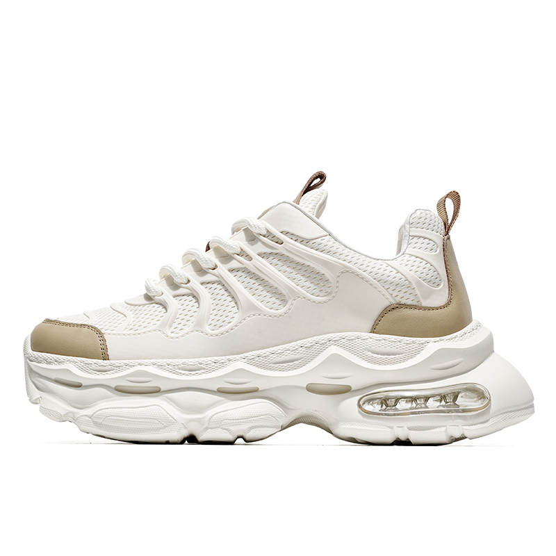 MOERBAI Mesh Breathable Lightweight Height Increasing Breathable Lightweight Height Increasing Low top Chunky Sneakers