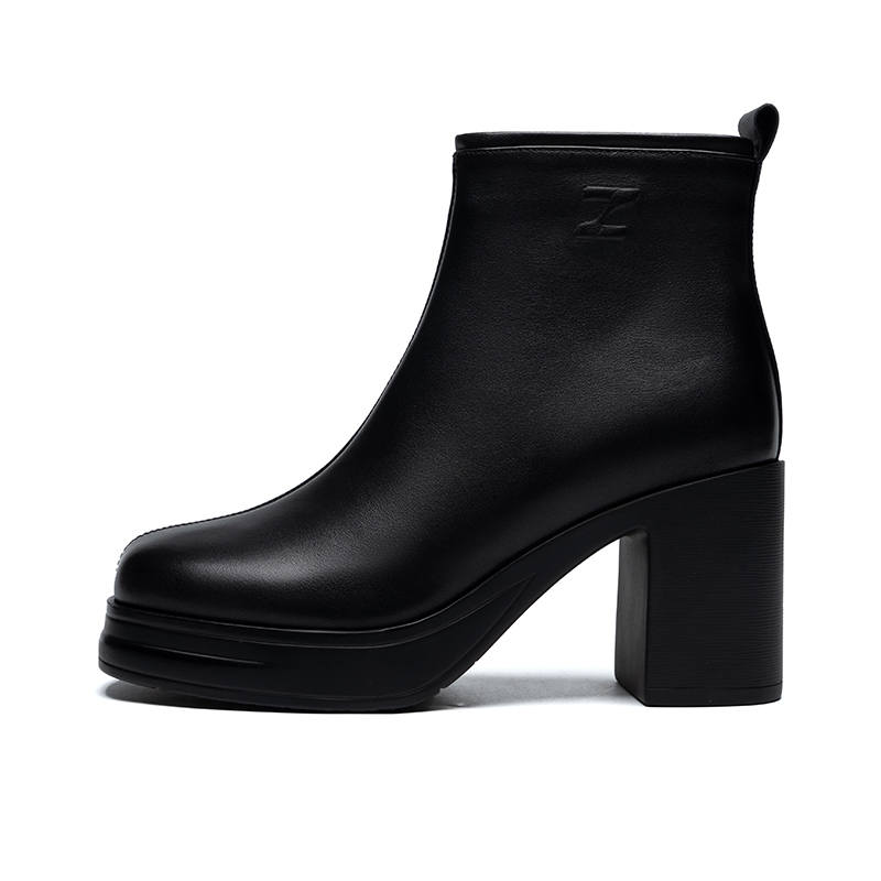 ZHR Ankle Boots Women's Black/Nude/Beige