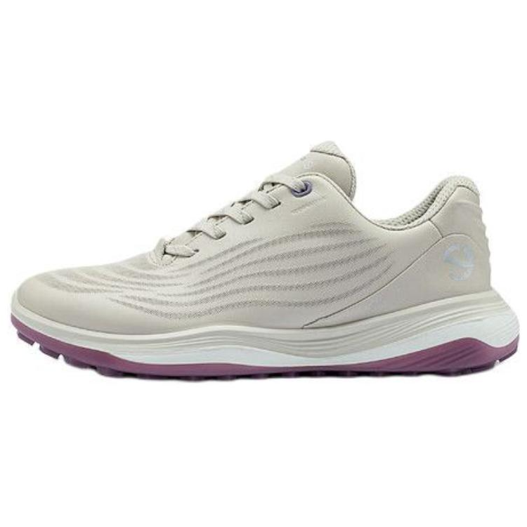 Ecco Super Light 1 Cow Leather Low top Casual Shoes Women's Gray