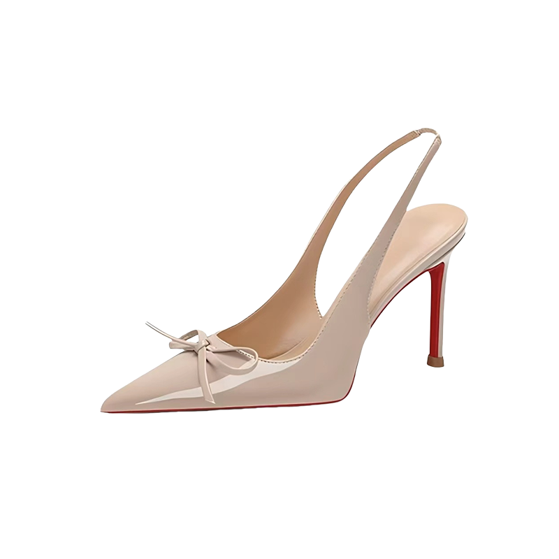 WOXXXN Pu Slim Heel High Heels Women's