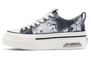 HART DAVIS A.C. Lows'ink Color' Denim Stylish Skateboarding Shoes Women's Ink Wash