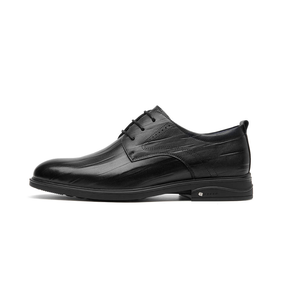 Spider King Cow Leather Casual Shoes Men's Black