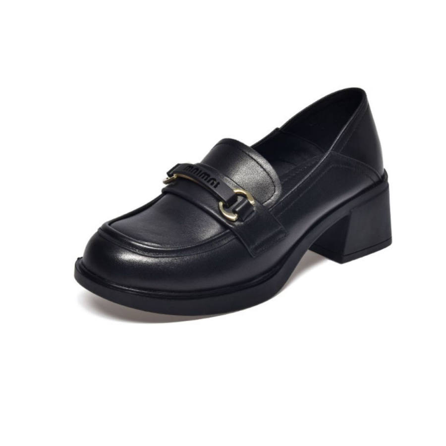 Devanro Devanro Top Grain Cow Leather Loafers 5CM Women's
