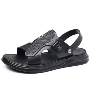 SHUPATE Beach Sandals Men's Black/Brown