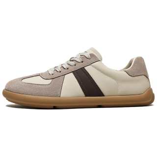 •QUNLANGSHIJIA Pu Low top Casual Shoes Men's Khaki