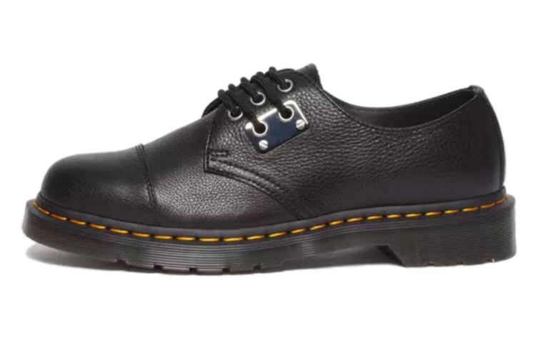 Dr.Martens Dr. Martens Dr.Martens 1461 Toe Plate Lunar Leather Oxford Shoes 'Black Milled Nappa'