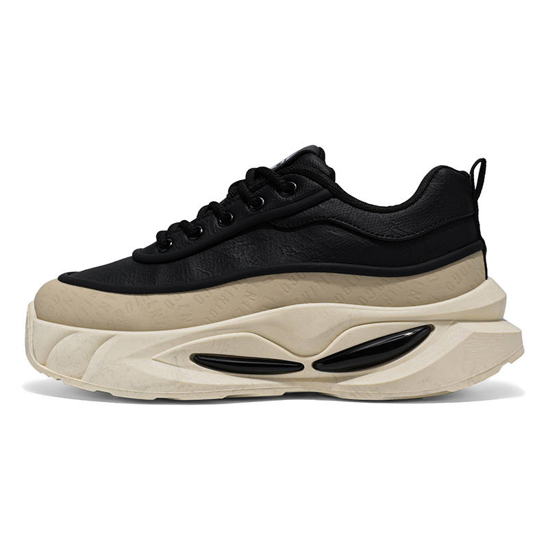 GONGNIUMEILI Pu Slip Resistant Slip Resistant Low top Chunky Sneakers Men's