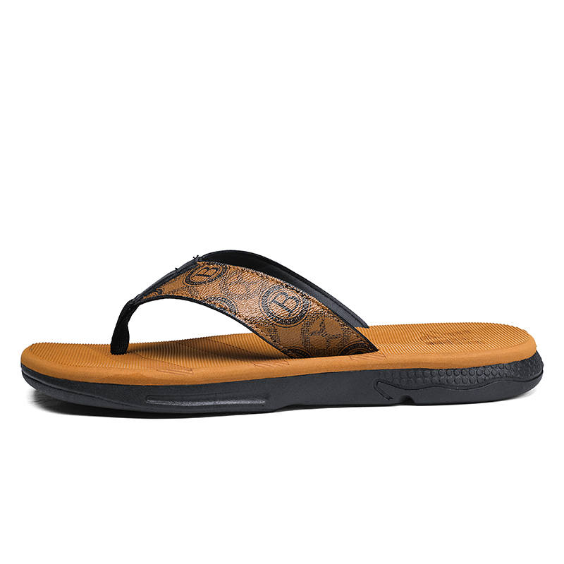 XIMO BULL XIMO BULL Rubber Sole Stitching Flip Flops Men's