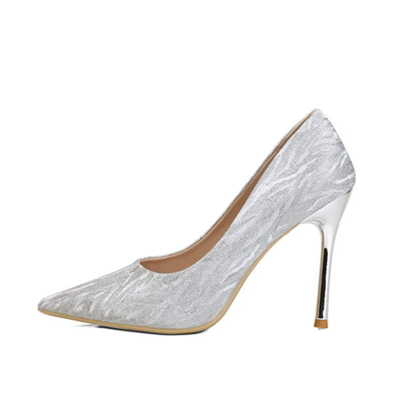 TATAYA Microfiber Leather Slim Heel High Heels Women's