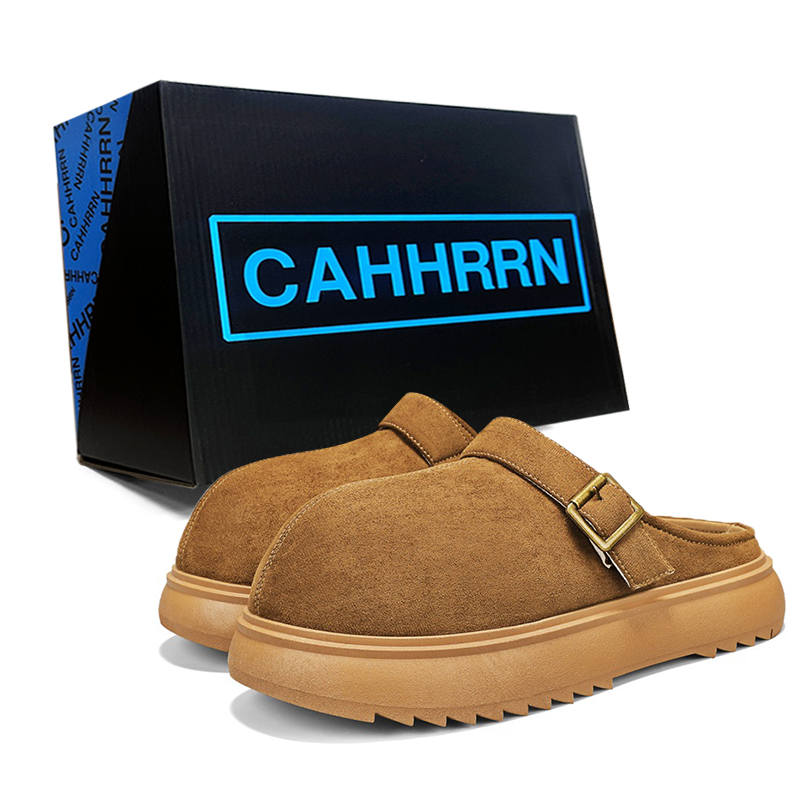 CAHHRRN Abrasion Resistant Slip Resistant Abrasion Resistant Slip Resistant Closed Toe Slippers Men's