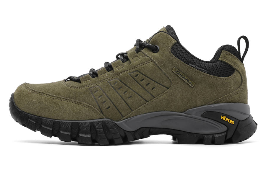Dickies Fabric Cushioning Abrasion Resistant Cushioning, Wear Resistant Low top Mountaineering Shoes Men's Army Green