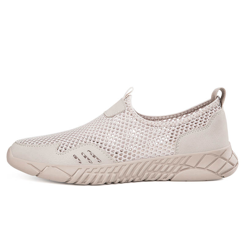 YINGLUNQISHI Cow Leather Abrasion Resistant Abrasion Resistant Low top Casual Shoes Men's Khaki