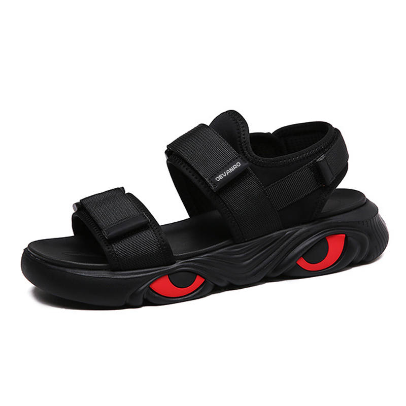 Devanro Devanro Mesh Beach Sandals Men's Black
