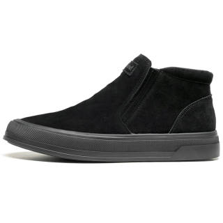 LEAVELAND Ankle Boots Men's Black/Khaki