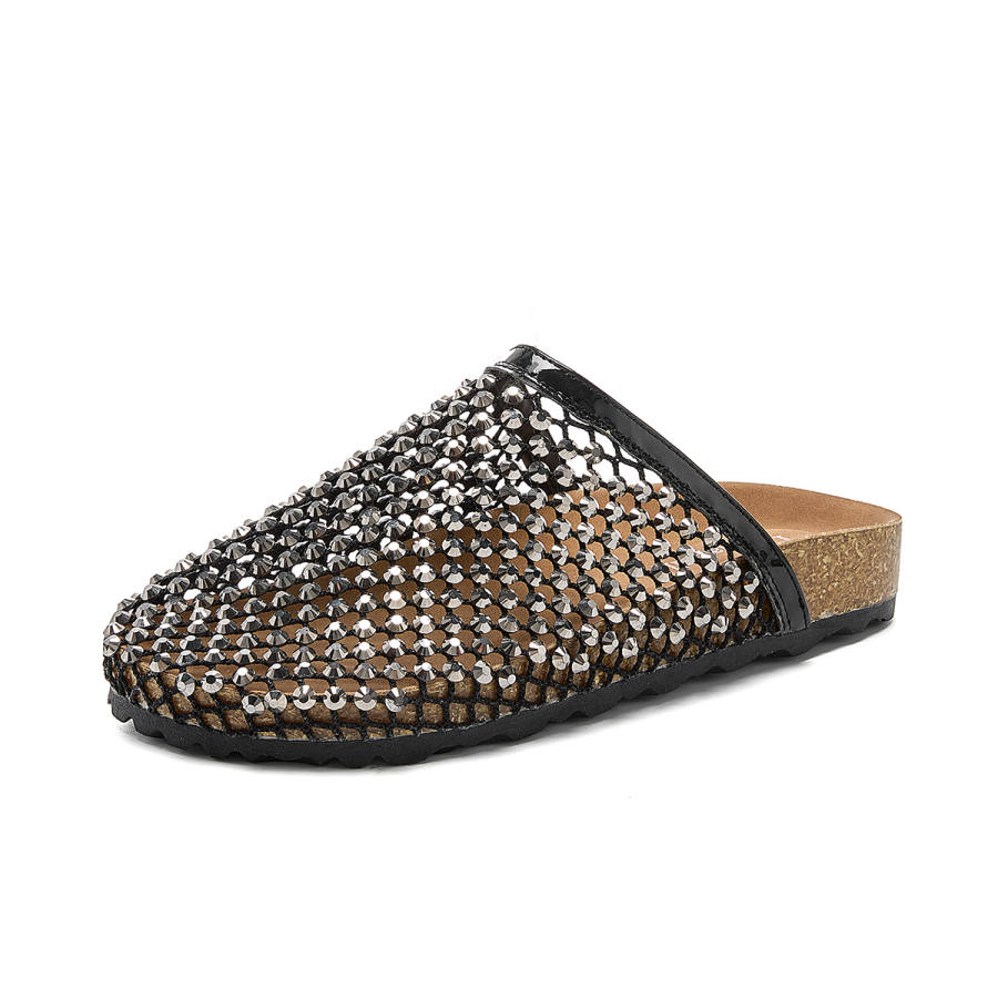 La Chapelle Abrasion Resistant Abrasion Resistant Closed Toe Slippers Women's Black