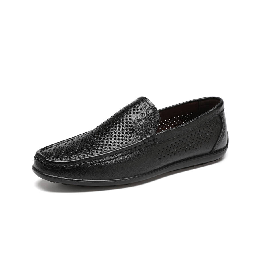 AOKANG Top Grain Cow Leather Casual Leather Shoes Men's