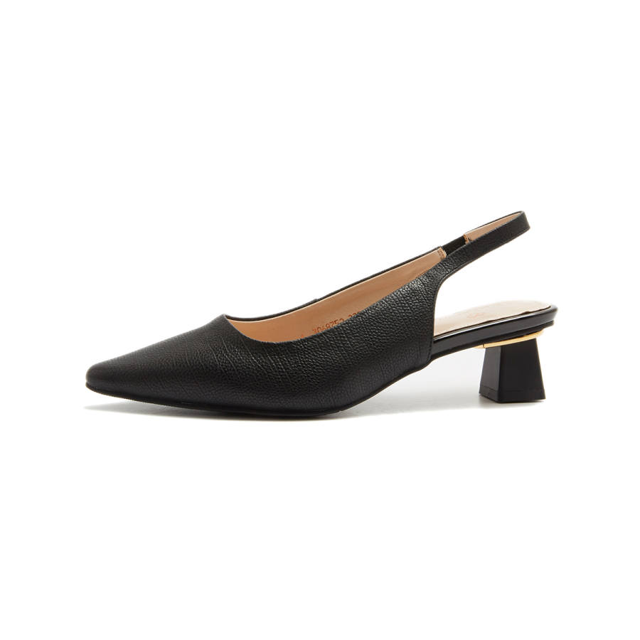 PIERCE GENTRY Cow Leather Block Heel High Heels Women's