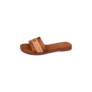 Safiya Abrasion Resistant Abrasion Resistant Slide Slippers Women's Brown