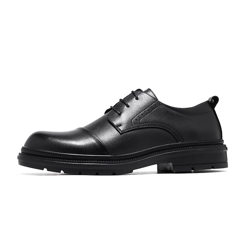KAQIAODI Cow Split Leather Casual Shoes Men's