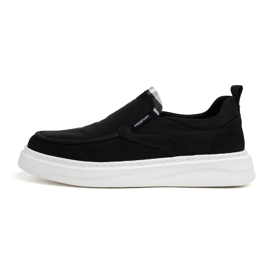 FED Cushioning Height Increasing Abrasion Resistant Lightweight Breathable Slip Resistant Low top Canvas Shoes Men's
