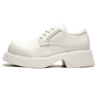 SHUPATE Microfiber Leather Casual Shoes Men's White