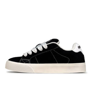 LuzaoT SUPER DRAG Low top Skateboard Shoes Unisex Black White