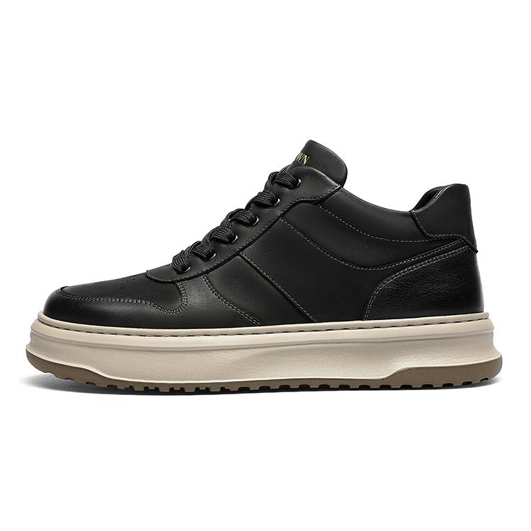 CROWN Platform, Sports, Trendy, Versatile, Fleece Lined, Vintage Fashion Mid top Skateboard Shoes Men's