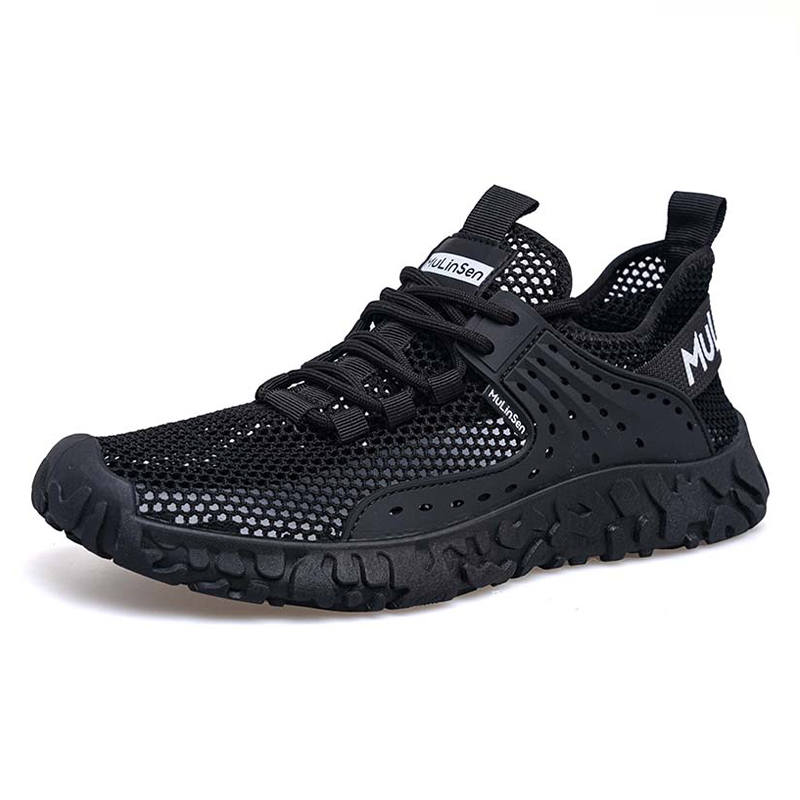 Mulinsen Abrasion Resistant Quick Dry Support Balance Lightweight Rebound Slip Resistant Low top Casual Shoes Men's
