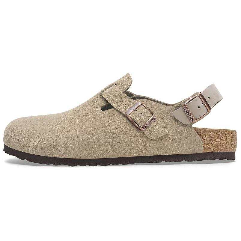 Birkenstock Closed Toe Slippers Unisex Taupe