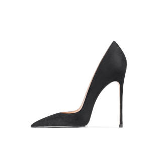 Ganxiaojie Slim Heel High Heels Women's Black