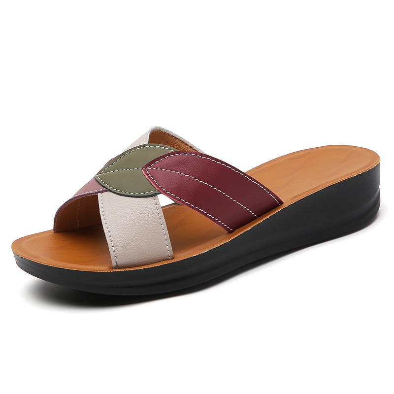 Reivantix Reivanti Slide Slippers 3.5cm Women's Beige