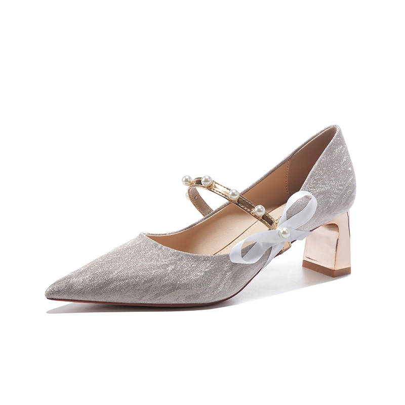 QITUMAUL Chunky Heel High Heels Women's