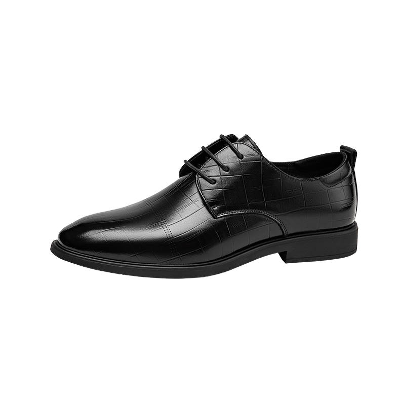 AOKANG Dress Shoes Men's Low Top Black