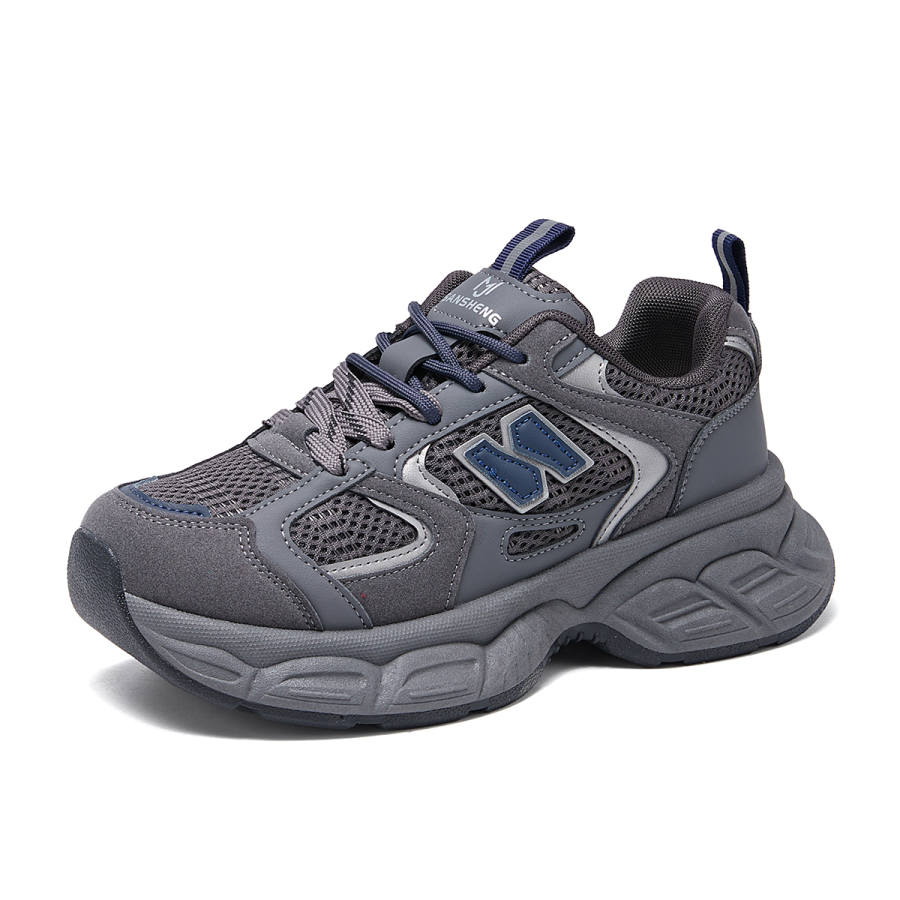 La Chapelle Cushioning, Wear Resistant Low top Chunky Sneakers Women's Gray