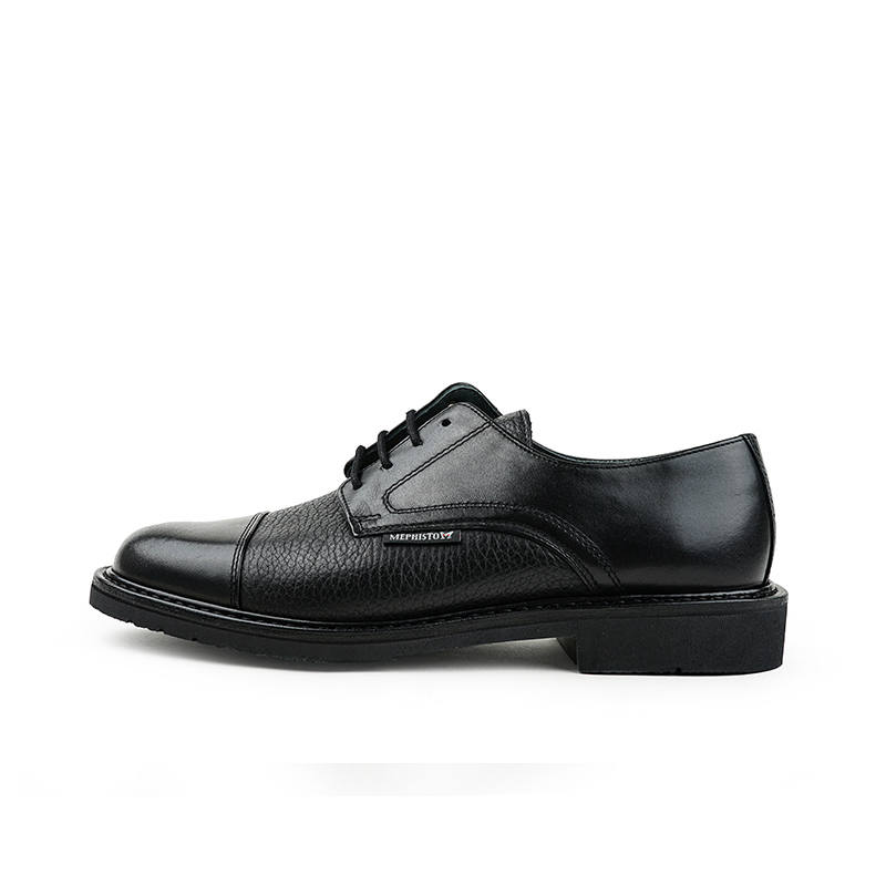 MEPHISTO Dress Shoes Men's Low Top Black/Dark Brown