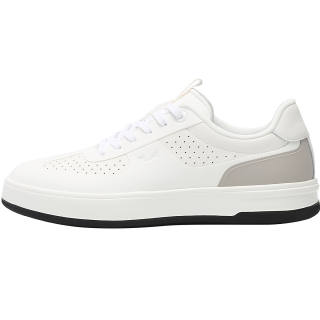 LILANZ Cow Split Leather Low top Skateboard Shoes Men's White/Gray