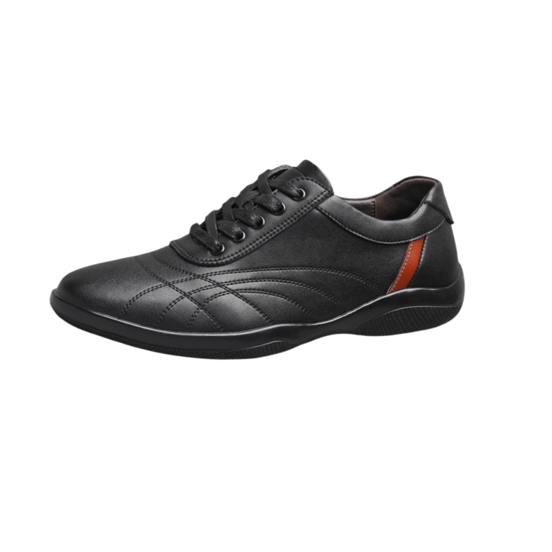 EGCHI Men's Casual Shoes Men's Low Top Black
