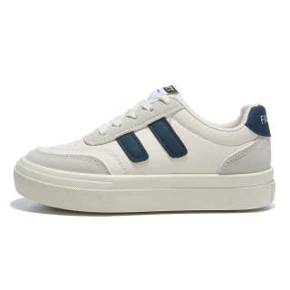 YIYA Synthetic Leather Low top Skateboard Shoes Women's White
