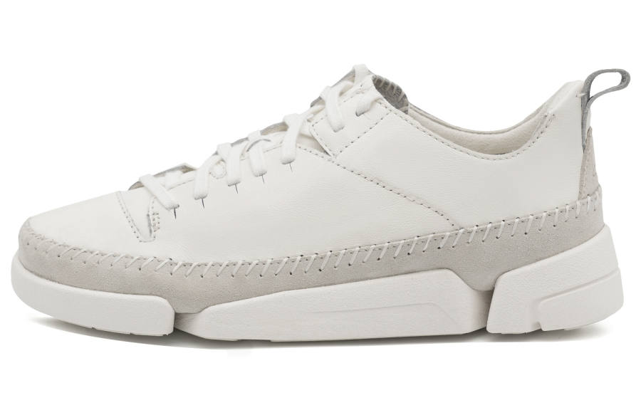 Clarks Three Petal Shoes Low top Casual Shoes Women's White