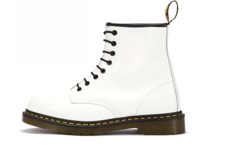 Dr.Martens Dr. Martens 1460 Pascal Classic 8 High Top Combat Boots Unisex White