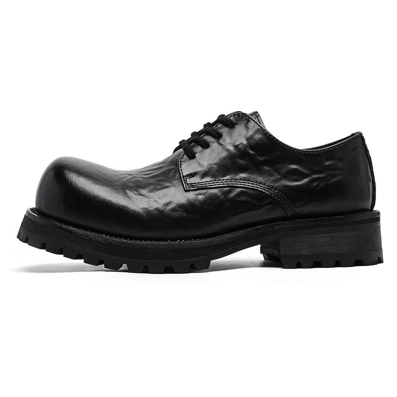 Xiwencha Microfiber Leather Casual Shoes Men's Black