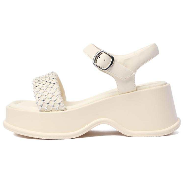 JOSINY JOSINY Synthetic Leather One Strap Sandals Women's