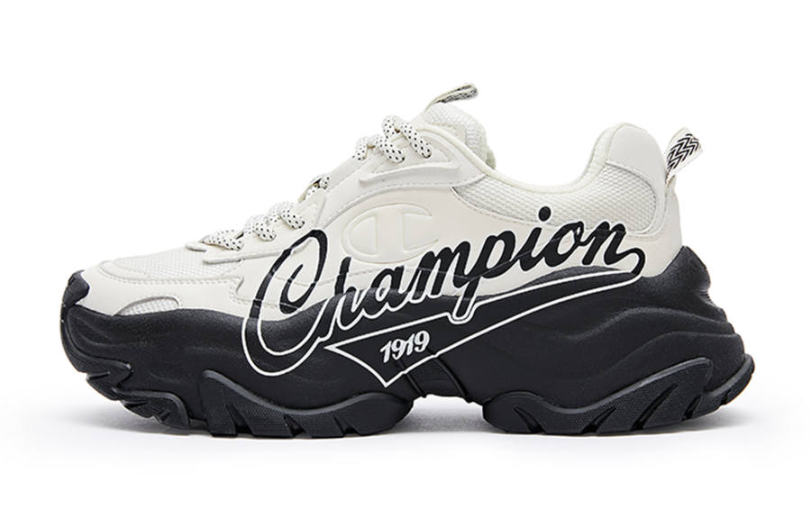 Champion Low top Chunky Sneakers Women's Black White