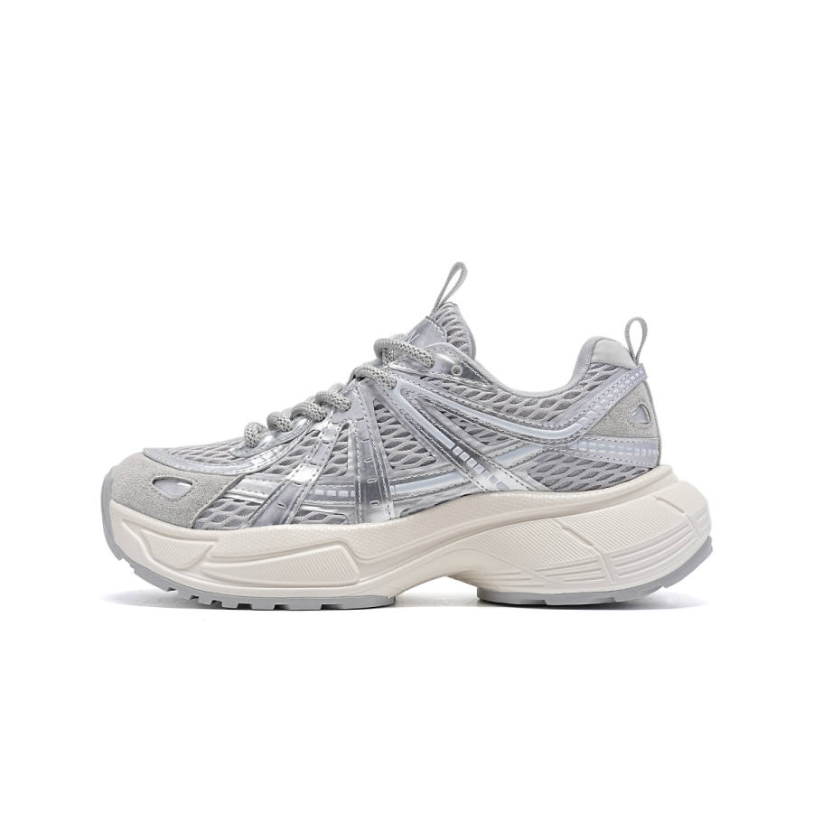 EBLAN EBLAN Chunky Sneakers Women's Silver Gray