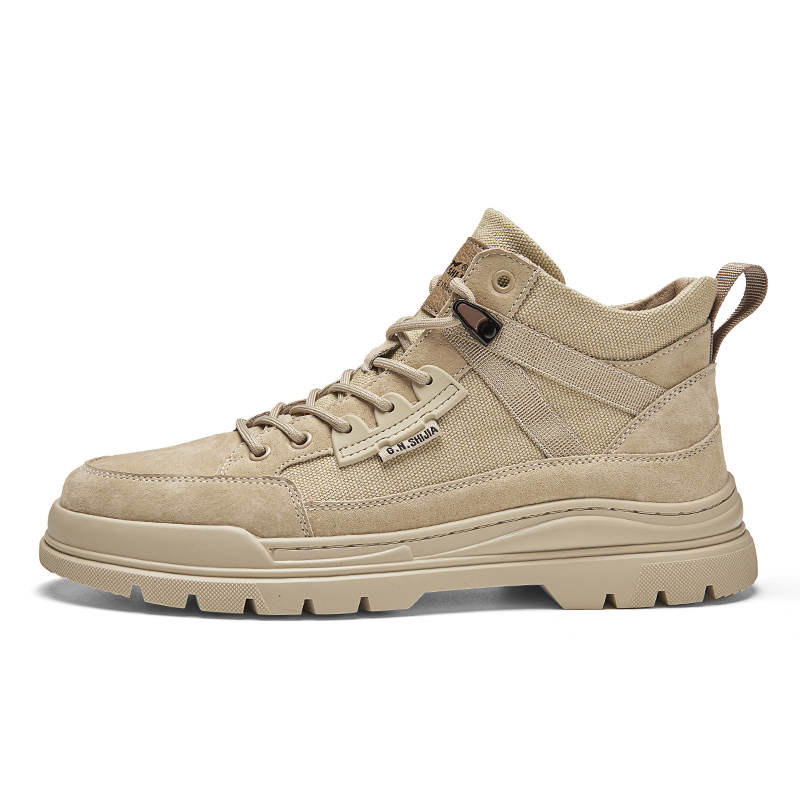 G.N.SHIJIA Combat Boots Men's Sand/Black