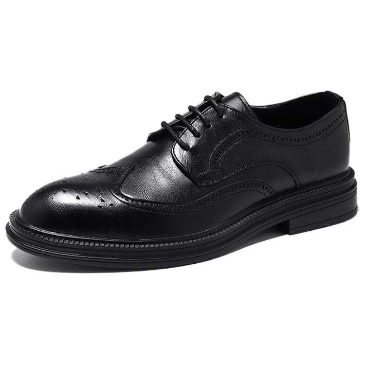 WEISHIBANGWEI WEISHIBANGWEI Microfiber Leather Dress Shoes Men's