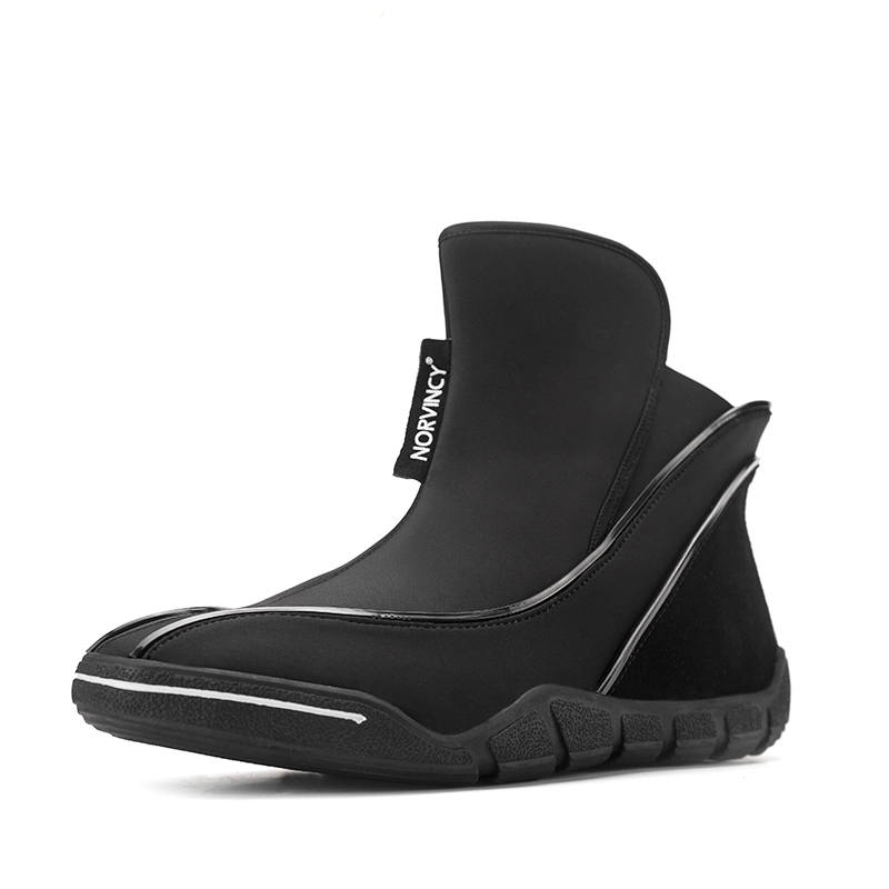 NORVINCY Cow Suede Short Snow Boots Unisex